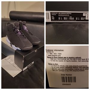 Jordan 6 Metallic Silver sz 12 New in Box